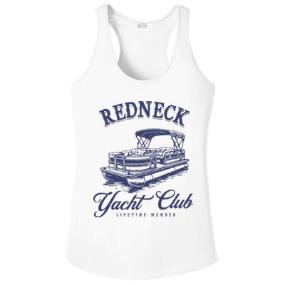 Redneck Yacht Social Club Party In Slow Motion Ladies PosiCharge Competitor Racerback Tank