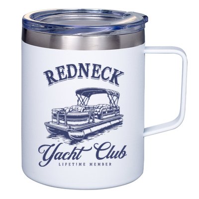 Redneck Yacht Social Club Party In Slow Motion 12oz Stainless Steel Coffee Mug