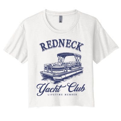 Redneck Yacht Social Club Party In Slow Motion Crop Top