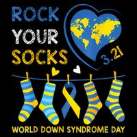 Rock Your Socks World Down Syndrome Awareness Day  7-Panel Snapback Hat