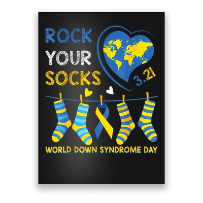 Rock Your Socks World Down Syndrome Awareness Day  Poster