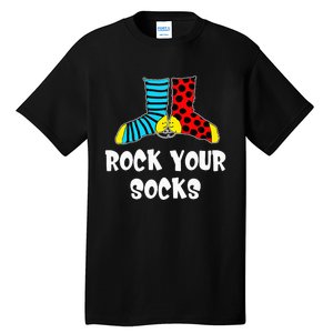 Rock Your Socks World Down Syndrome Awareness Tall T-Shirt