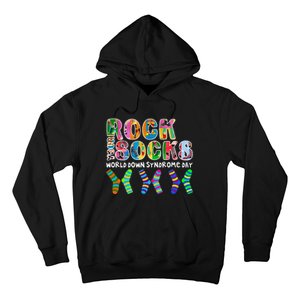 Rock Your Socks World Down Syndrome Day Awareness Hoodie