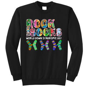 Rock Your Socks World Down Syndrome Day Awareness Sweatshirt