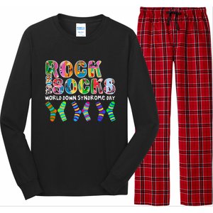 Rock Your Socks World Down Syndrome Day Awareness Long Sleeve Pajama Set