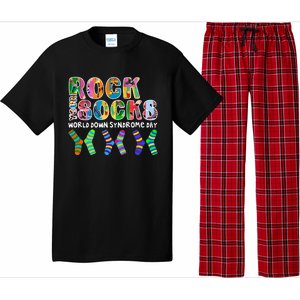 Rock Your Socks World Down Syndrome Day Awareness Pajama Set