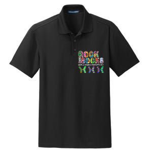 Rock Your Socks World Down Syndrome Day Awareness Dry Zone Grid Polo