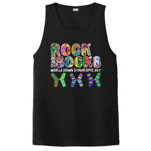 Rock Your Socks World Down Syndrome Day Awareness PosiCharge Competitor Tank