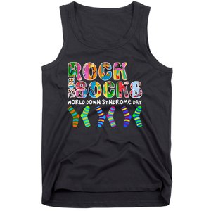 Rock Your Socks World Down Syndrome Day Awareness Tank Top