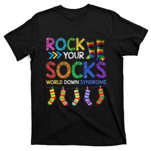 Rock Your Socks World Down Syndrome Day Trisomy 21 T-Shirt