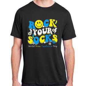 Rock Your Socks World Down Syndrome Awareness Day Adult ChromaSoft Performance T-Shirt