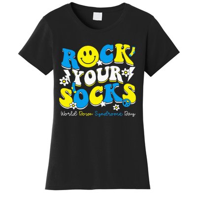 Rock Your Socks World Down Syndrome Awareness Day Women's T-Shirt