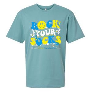 Rock Your Socks World Down Syndrome Awareness Day Sueded Cloud Jersey T-Shirt