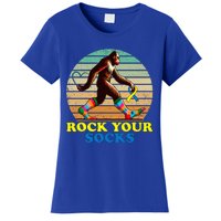 Rock Your Socks Awareness Sasquatch Women's T-Shirt