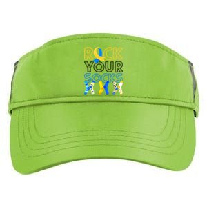 Rock Your Socks Down Syndrome Awareness Adult Drive Performance Visor