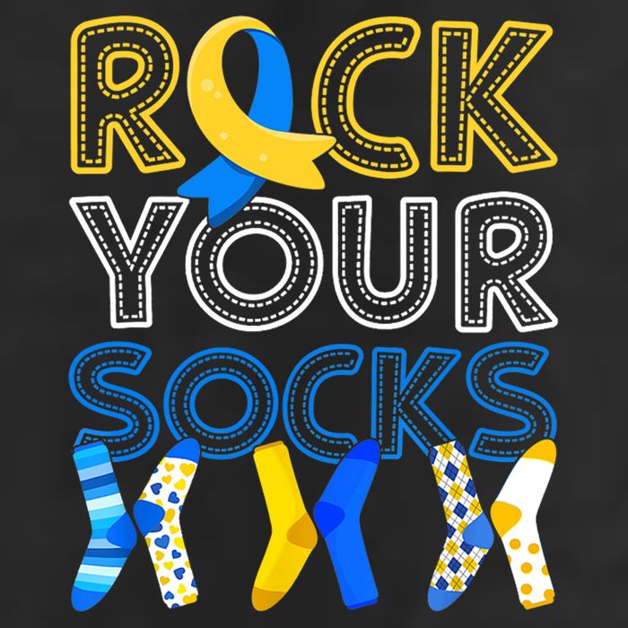 Rock Your Socks Down Syndrome Awareness Adult Drive Performance Visor