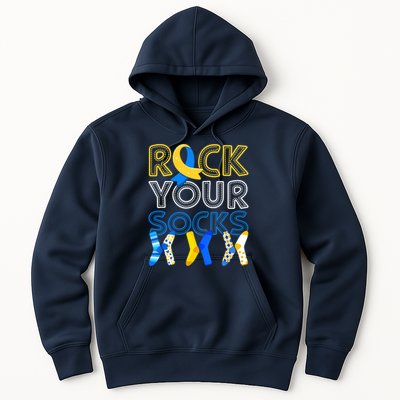 Rock Your Socks Down Syndrome Awareness Hoodie