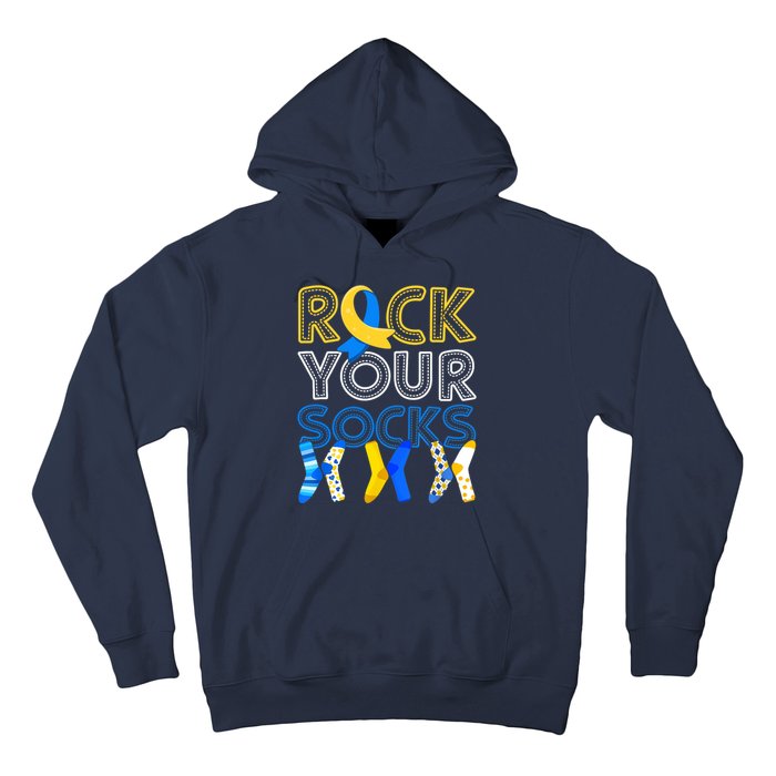 Rock Your Socks Down Syndrome Awareness Hoodie