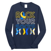 Rock Your Socks Down Syndrome Awareness Long Sleeve Shirt