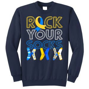 Rock Your Socks Down Syndrome Awareness Sweatshirt