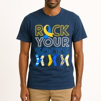 Rock Your Socks Down Syndrome Awareness Tall T-Shirt