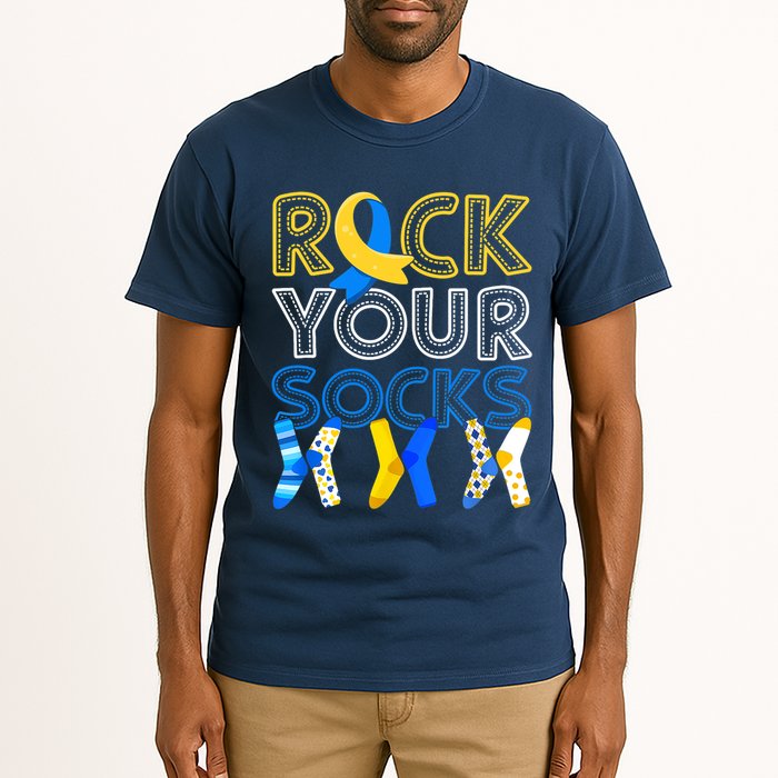 Rock Your Socks Down Syndrome Awareness Tall T-Shirt