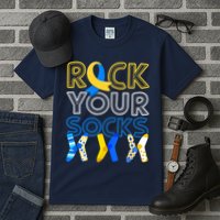 Rock Your Socks Down Syndrome Awareness Tall T-Shirt