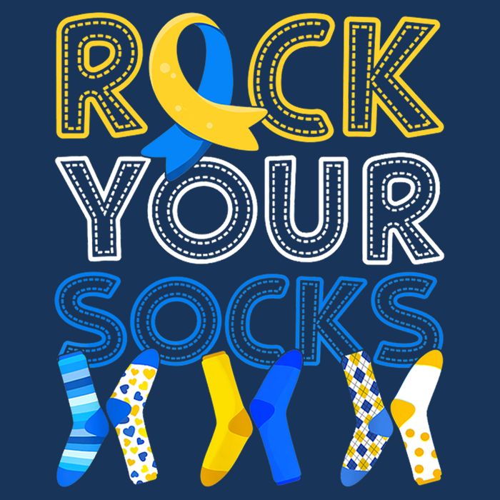 Rock Your Socks Down Syndrome Awareness Tall T-Shirt