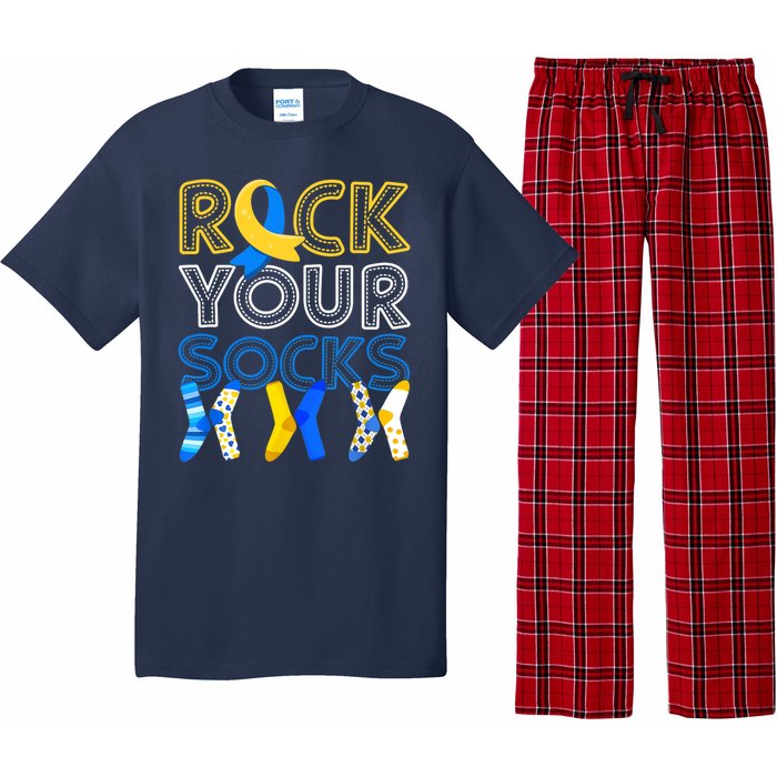 Rock Your Socks Down Syndrome Awareness Pajama Set