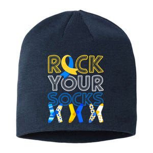 Rock Your Socks Down Syndrome Awareness Sustainable Beanie