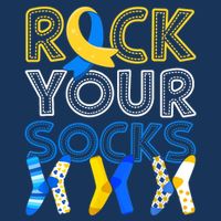 Rock Your Socks Down Syndrome Awareness Tall Long Sleeve T-Shirt