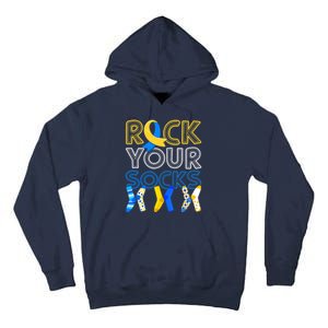 Rock Your Socks Down Syndrome Awareness Tall Hoodie