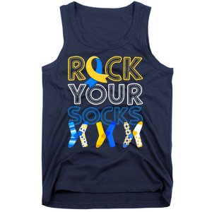 Rock Your Socks Down Syndrome Awareness Tank Top