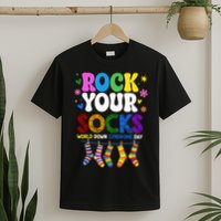 Rock Your Socks World Down Syndrome Awareness Day WDSD T-Shirt