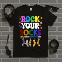 Rock Your Socks World Down Syndrome Awareness Day WDSD T-Shirt