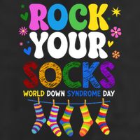 Rock Your Socks World Down Syndrome Awareness Day WDSD Adult Drive Performance Visor
