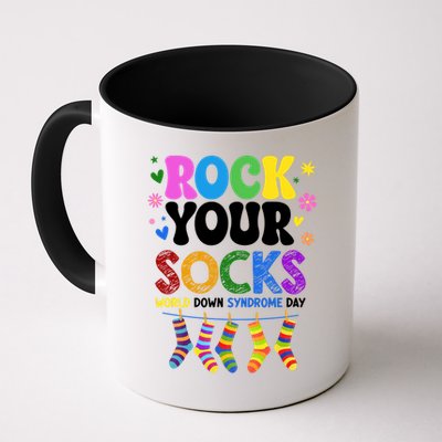 Rock Your Socks World Down Syndrome Awareness Day WDSD Mug