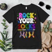 Rock Your Socks World Down Syndrome Awareness Day WDSD Premium T-Shirt