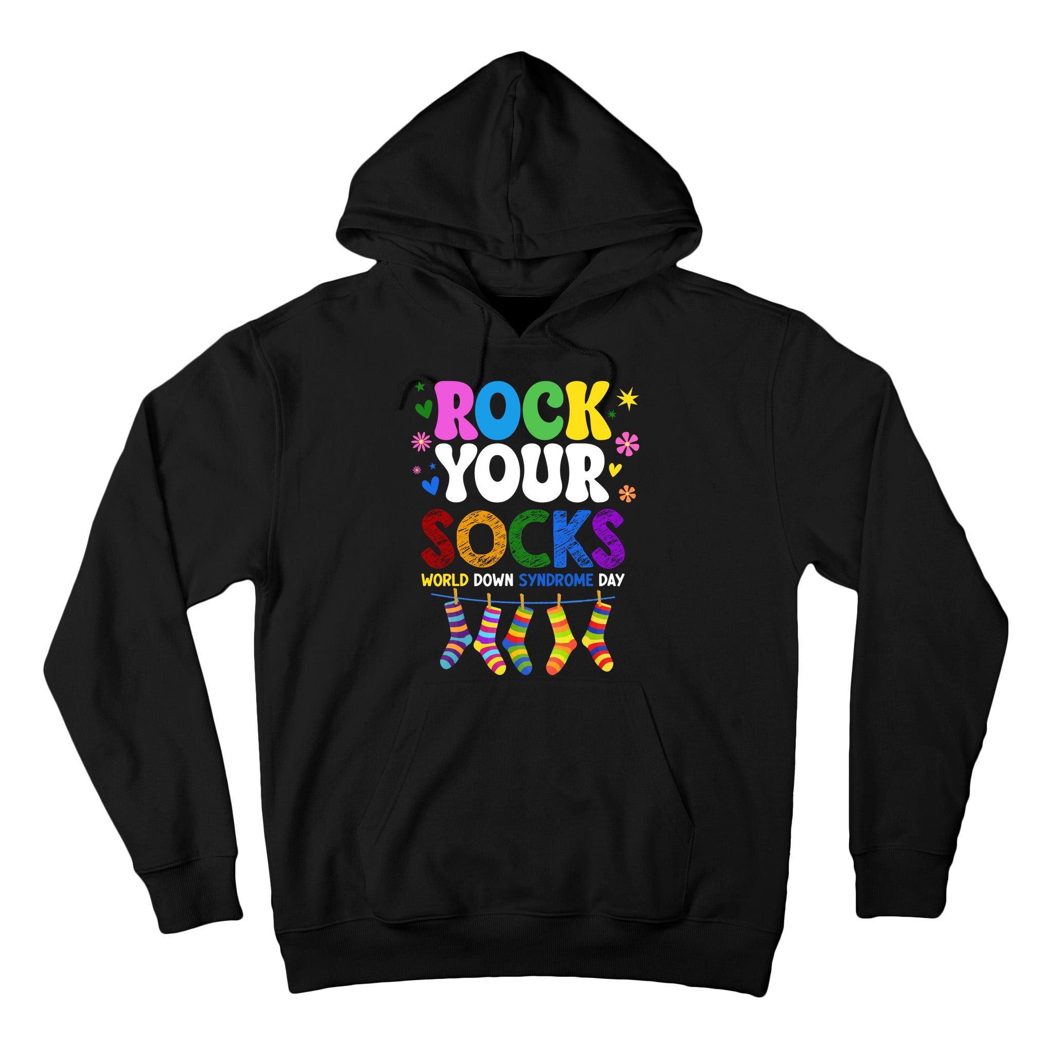 Rock Your Socks World Down Syndrome Awareness Day WDSD Tall Hoodie