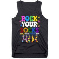 Rock Your Socks World Down Syndrome Awareness Day WDSD Tank Top