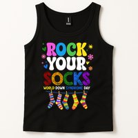 Rock Your Socks World Down Syndrome Awareness Day WDSD Tank Top