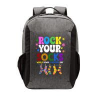 Rock Your Socks World Down Syndrome Awareness Day WDSD Vector Backpack