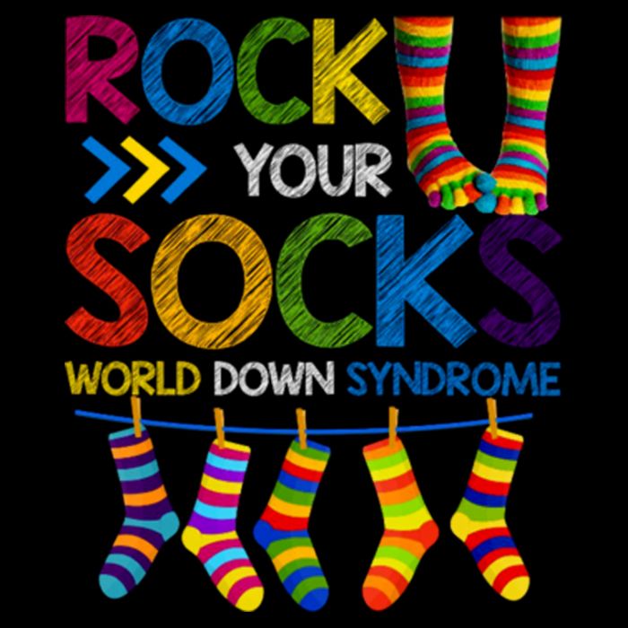 Rock Your Socks World Down Syndrome Awareness Bag