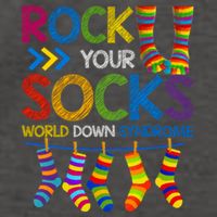 Rock Your Socks World Down Syndrome Awareness Vector Backpack