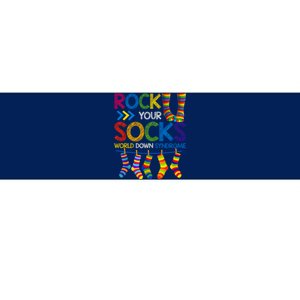 Rock Your Socks World Down Syndrome Awareness Bumper Sticker