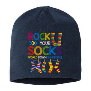 Rock Your Socks World Down Syndrome Awareness Sustainable Beanie