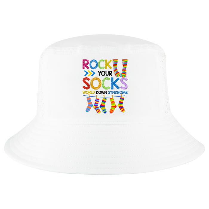 Rock Your Socks World Down Syndrome Awareness Cool Comfort Performance Bucket Hat