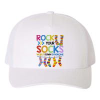 Rock Your Socks World Down Syndrome Awareness Yupoong Adult 5-Panel Trucker Hat