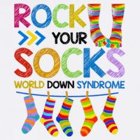 Rock Your Socks World Down Syndrome Awareness Button