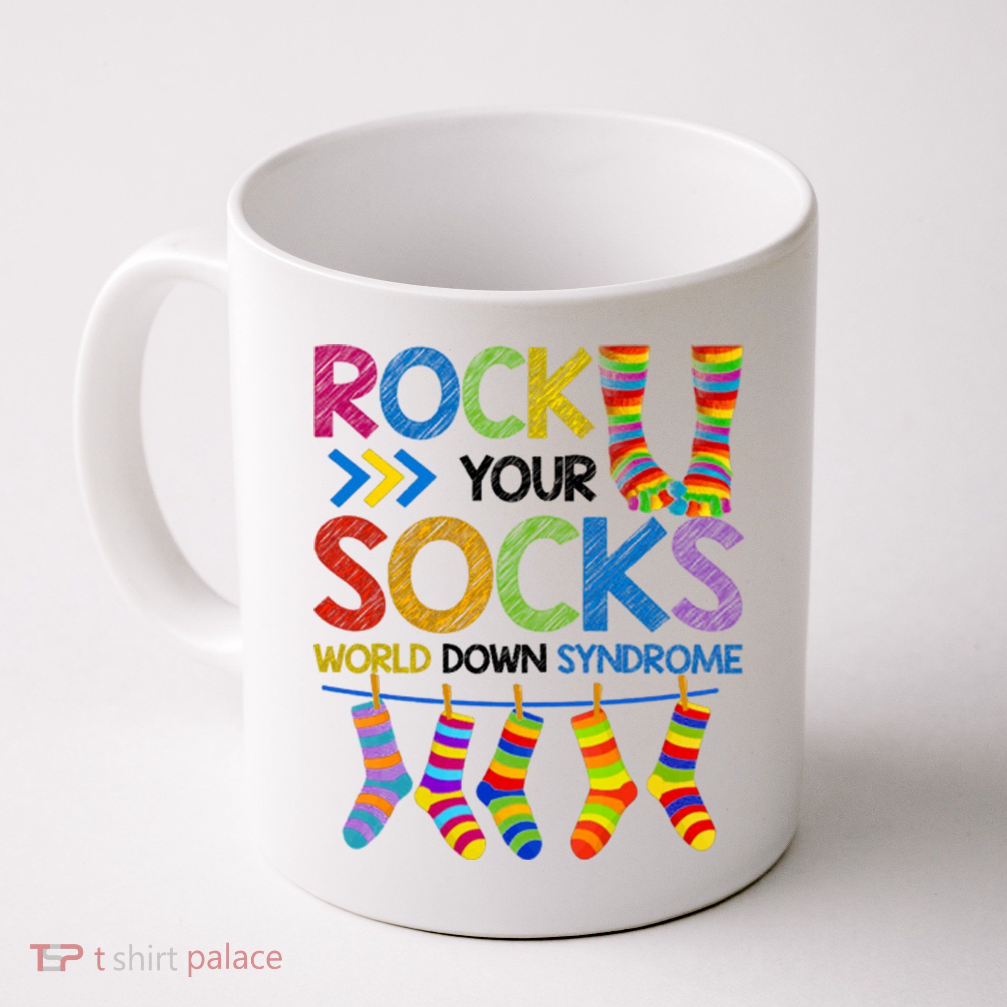 Rock Your Socks World Down Syndrome Awareness Mug